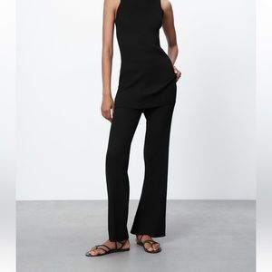 Never been worn only ever tried on Zara knit pant and tunic set